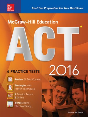 cover image of McGraw-Hill Education ACT 2016 (ebook)
